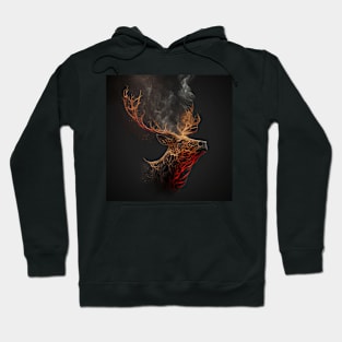 Stag Wisps 02 Hoodie